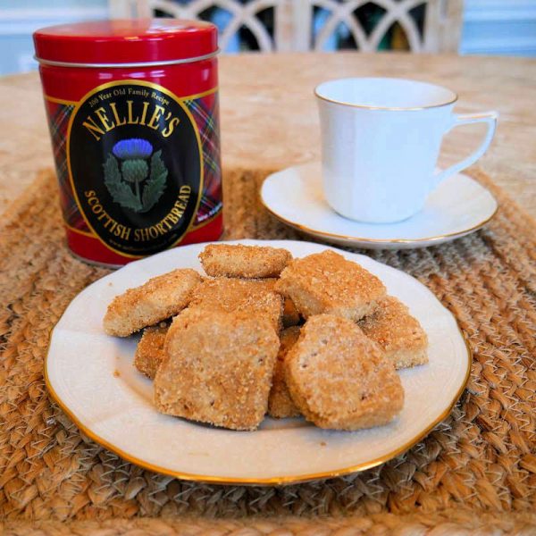 Nellie's Shortbread Cookies On A Plate
