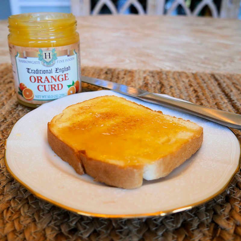 Orange Curd and Toast